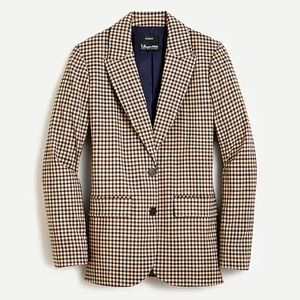 🍁🍂Boyfriend blazer in plaid Italian stretch wool